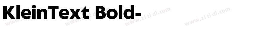KleinText Bold字体转换 KleinText Bold字体转换